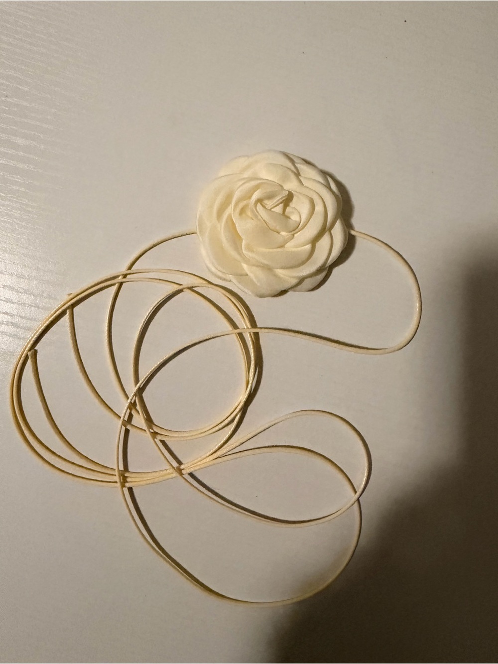 Ivory Flower Choker Necklace - Women Accessories